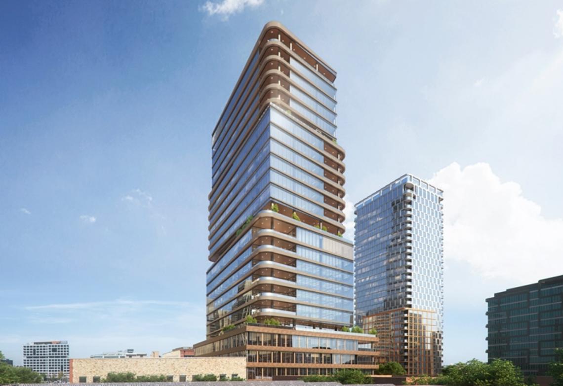 Permits are in the works for office building at 1105 W. Carroll ...